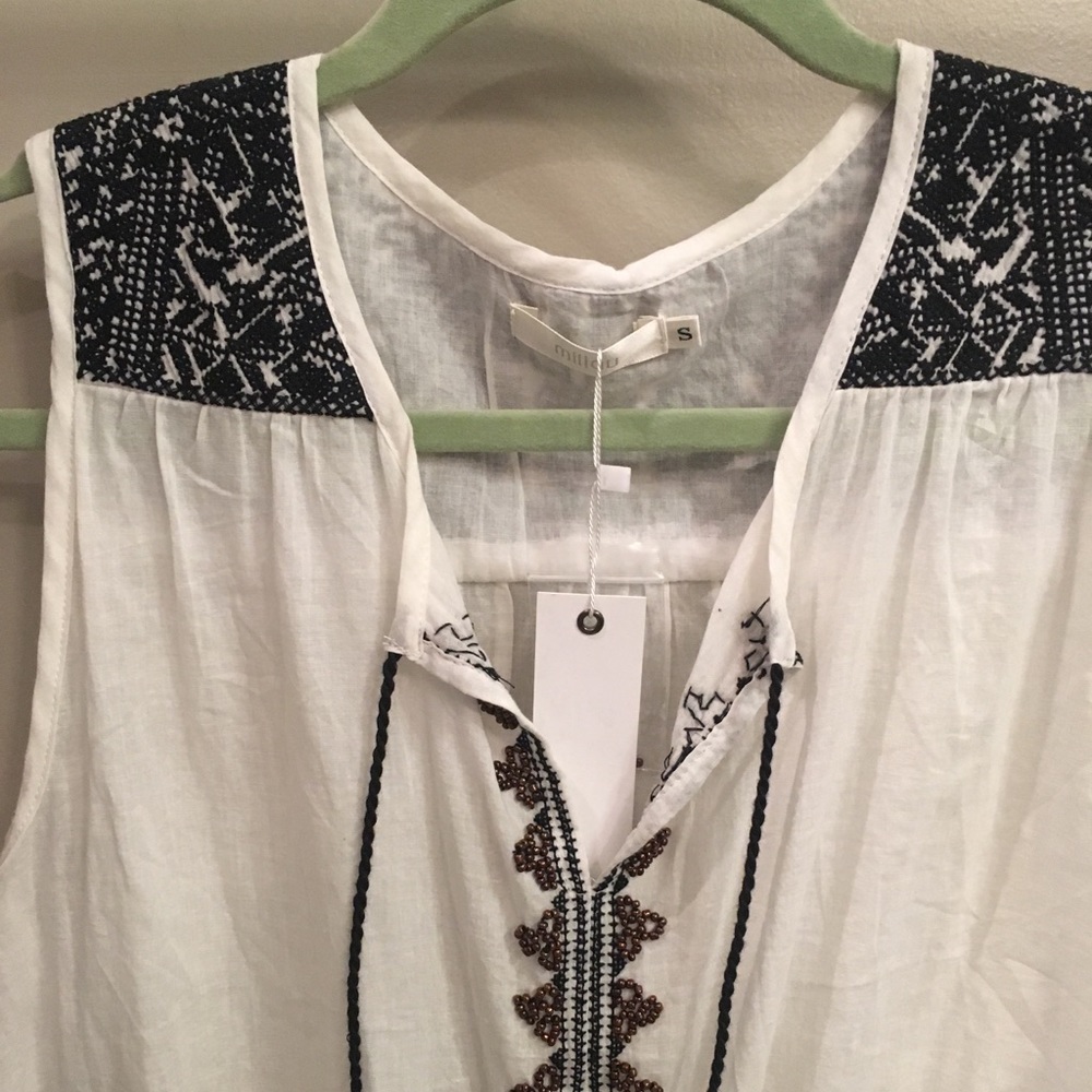 Beaded Millau tank top